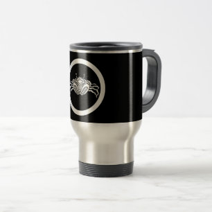 Mug De Voyage Crabe de mer de face en cercle