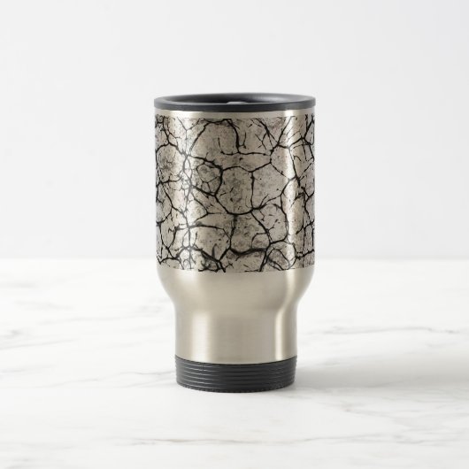 Mug De Voyage Cracked Marble Digital Pattern (Centre)