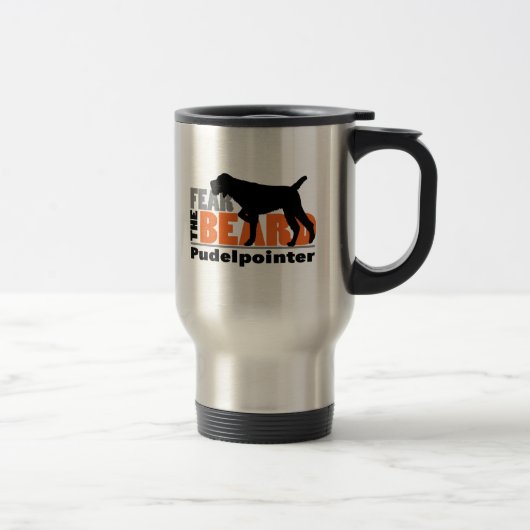 Mug De Voyage Craignez la barbe - Pudelpointer (Droit)