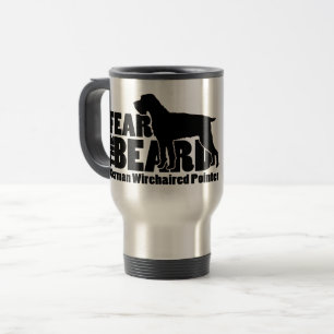 Mug De Voyage Craignez la barbe - vitesse à poils durs allemand