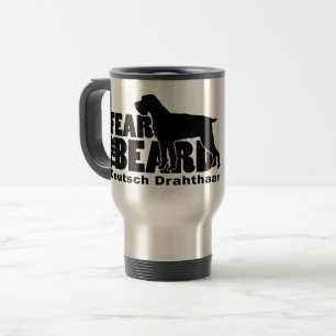 Mug De Voyage Craignez la barbe - vitesse d'Allemand Drahthaar