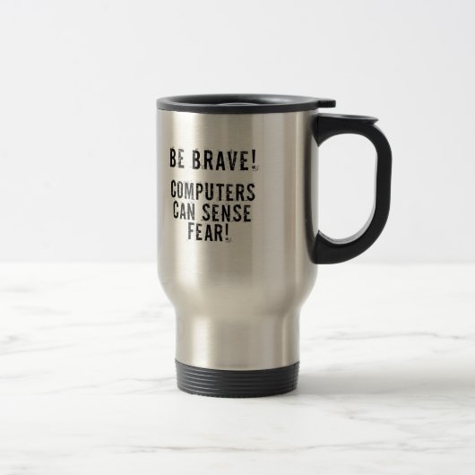 Mug De Voyage Crainte d'ordinateur (Droit)