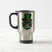 Mug De Voyage Crâne à sucre St Patrick Day Shamrock chanceux (Gauche)