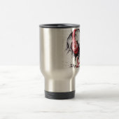 Mug De Voyage Crâne avec conception casque (Centre)