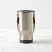 Mug De Voyage Crâne canadien de drapeau (Centre)