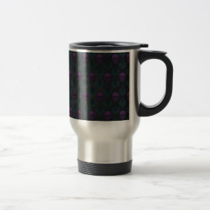MUG DE VOYAGE CRÂNE DAMASK BLEU VERT POURPRE