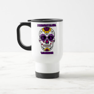 Mug De Voyage Crâne de sucre/Guerrier...Fibro