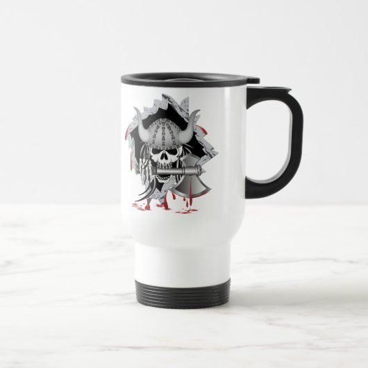 Mug De Voyage Crâne de Viking (Droite)