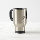 Mug De Voyage Crâne et os (Devant gauche)