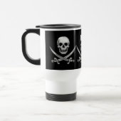 Mug De Voyage Crâne et os croisés de l'épée et du pirate de verr (Gauche)
