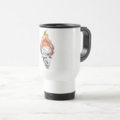 Mug De Voyage Crâne flamboyant (Devant droit)