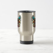 Mug De Voyage Crâne Frenchie de sucre (Centre)