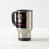 Mug De Voyage Crâne gothique de tatouage (Devant gauche)