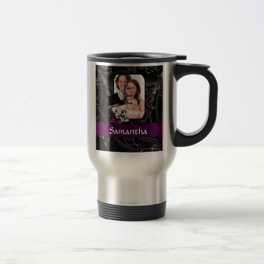 Mug De Voyage Crâne gothique de tatouage (Droit)