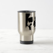 Mug De Voyage Crâne noir et blanc (Centre)