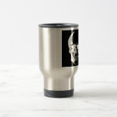 Mug De Voyage Crâne noir et blanc (Centre)