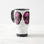 Mug De Voyage Crâne rose (Devant gauche)
