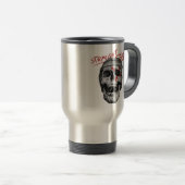 Mug De Voyage Crâne Straight Edge (Devant droit)