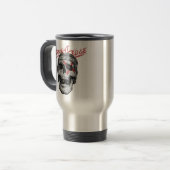 Mug De Voyage Crâne Straight Edge (Devant gauche)