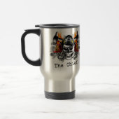 Mug De Voyage Crânes de sapeur-pompier : Le chef (Gauche)