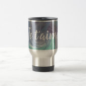 Mug De Voyage Cravate-teinture violet vert peint Aquarelle dans (Centre)