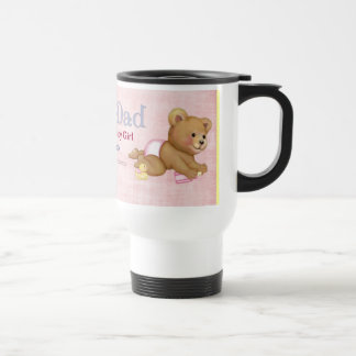 Mug De Voyage Crawling Teddy - Nouveau père de fille - Personnal