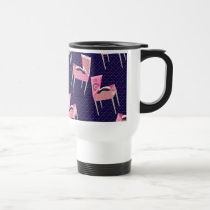 Mug De Voyage Crazy Fun Retro Motif Cinquante Joueurs Record