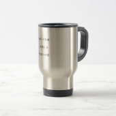 Mug De Voyage Create Your Own white (Devant droit)