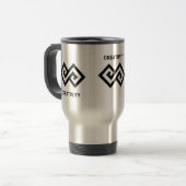Mug De Voyage Créativité Double Diamant Élégante (Devant gauche)