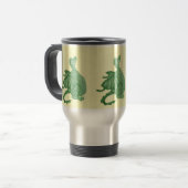 Mug De Voyage créature imaginaire mythique dragon vert mignon (Devant gauche)
