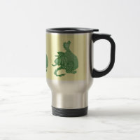 créature imaginaire mythique dragon vert mignon