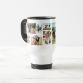 Mug De Voyage Créez votre propre collage personnalisé de 12 phot (Devant gauche)