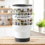 Mug De Voyage Créez votre propre collection photo personnalisée<br><div class="desc">Créez votre propre mug de voyage personnalisé avec un collage photo de vos photos préférées et du texte personnalisé.</div>
