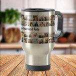 Mug De Voyage Créez votre propre collection photo personnalisée<br><div class="desc">Créez votre propre mug de voyage personnalisé avec un collage photo de vos photos préférées et du texte personnalisé.</div>