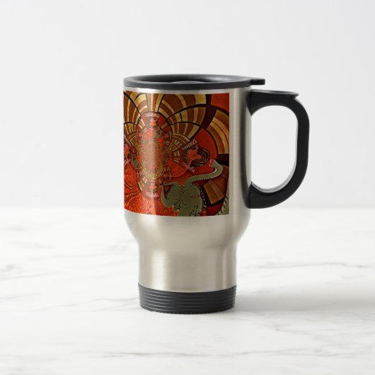 Mug De Voyage Créez votre propre Giraffe africaine unique design (Droit)