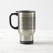 Mug De Voyage Créez Votre Propre Long Message Caché 148BS Nouvea (Gauche)