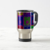 Mug De Voyage Créez votre propre Père Noël HoHoho Pop Art spécia (Devant droit)