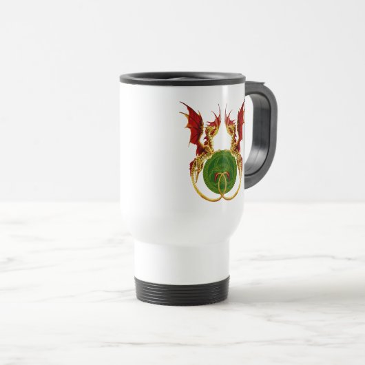 Mug De Voyage Crescent Céleste Lune Et Dragons (Devant droit)