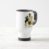 Mug De Voyage Crête de famille de Browne (Devant droit)