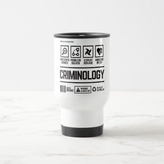 Mug De Voyage criminologie (Centre)