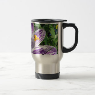 Mug De Voyage Crocus de printemps violet