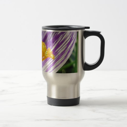 Mug De Voyage Crocus de printemps violet (Droit)