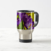 Mug De Voyage Crocus Floral/Géométrique (Devant droit)
