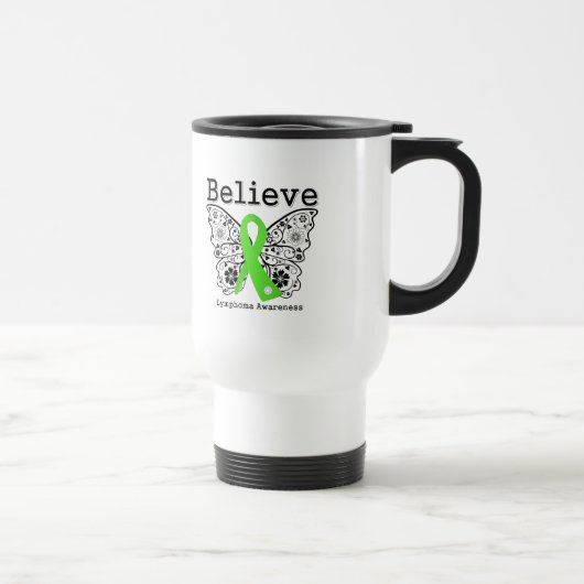 Mug De Voyage Croire - Papillon Lymphome (Droite)