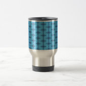 Mug De Voyage Croix Chrétienne Dans L'art Bleu Céleste (Centre)