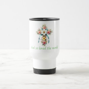 Mug De Voyage Croix de Pâques/Printemps colorée