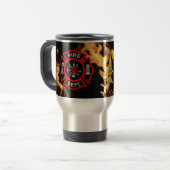 Mug De Voyage Croix maltaise de département du feu de (Devant gauche)