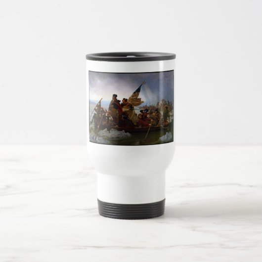 Mug De Voyage Crossing Delaware 1776 : Général George Washington (Centre)