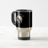 Mug De Voyage Crow F-Caw-F Funny Bird Aesthetic Casual (Devant gauche)