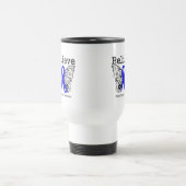 Mug De Voyage Croyez - le papillon de cancer du colon (Centre)